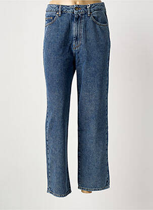 Jeans coupe droite taille haute taille haute bleu KANOPE femme