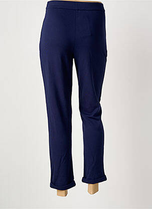 Pantalon 7/8 stretch taille normale bleu KING LOUIE femme