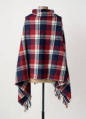 Poncho rouge MOUSQUETON femme seconde vue