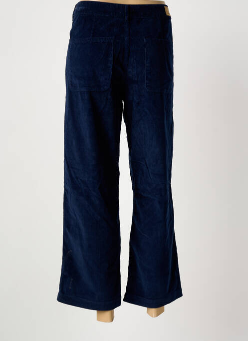 Pantalon 7/8 taille haute taille haute bleu KANOPE femme