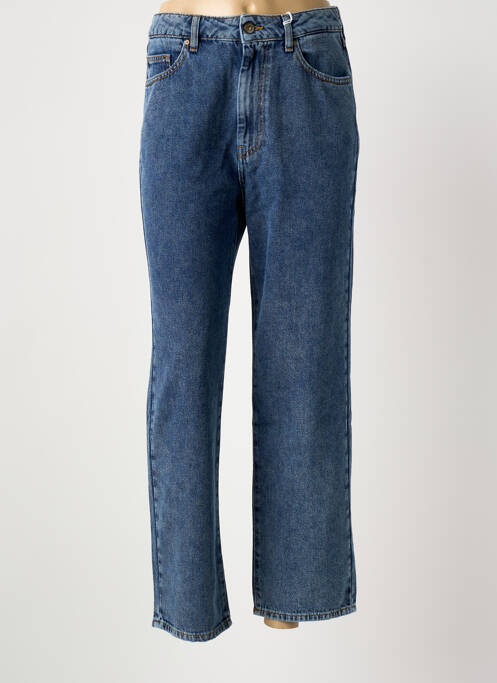 Jeans coupe droite taille haute taille haute bleu KANOPE femme