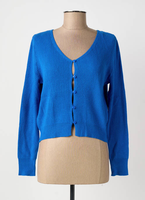 Gilet manches longues bleu SURKANA femme