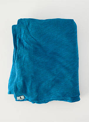 Foulard coutures renforcées bleu MOUSQUETON femme