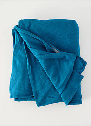 Foulard coutures renforcées bleu MOUSQUETON femme