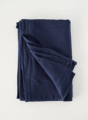 Foulard coutures renforcées bleu fonce MOUSQUETON femme