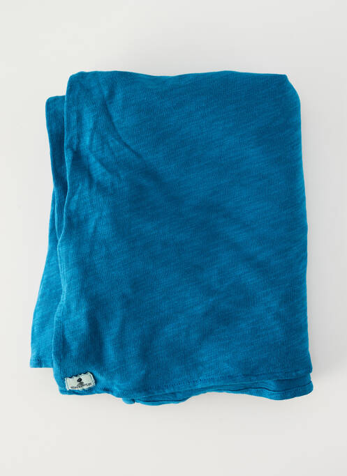 Foulard coutures renforcées bleu MOUSQUETON femme