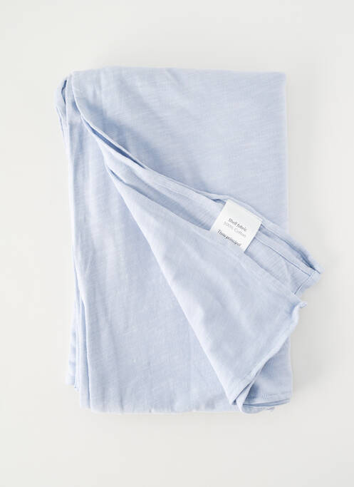 Foulard coutures renforcées bleu clair MOUSQUETON femme