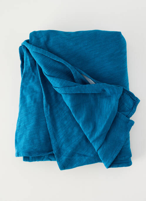 Foulard bleu MOUSQUETON femme