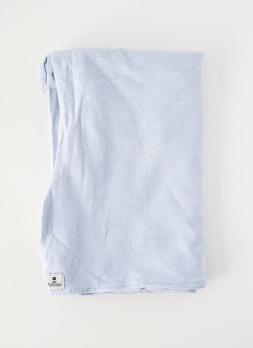 Foulard bleu clair MOUSQUETON femme