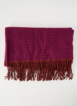 Echarpe imprimé fantaisie violet KING LOUIE femme