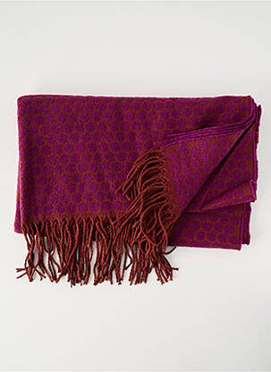 Echarpe imprimé fantaisie violet KING LOUIE femme