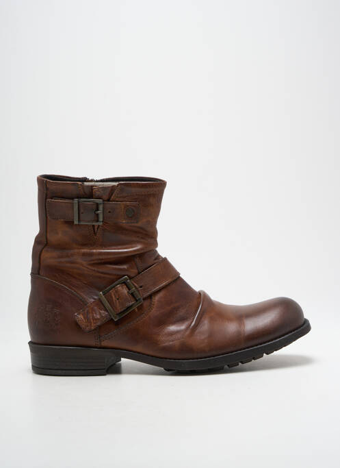 Bottines/Boots marron BASE LONDON homme