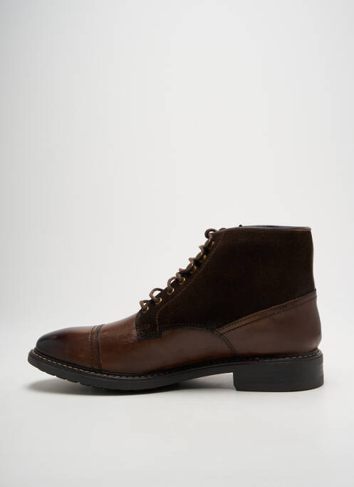 Bottines/Boots marron BASE LONDON homme