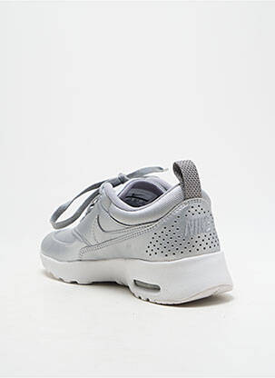 Baskets talon compensé talon plat jusqu'à 3cm argent NIKE femme