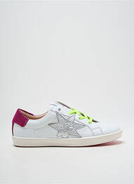 Baskets fermeture zip et lacets talon plat jusqu'à 3cm rose ACEBOS femme