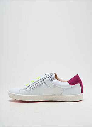 Baskets fermeture zip et lacets talon plat jusqu'à 3cm rose ACEBOS femme