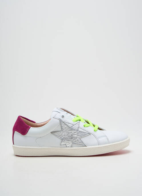 Baskets fermeture zip et lacets talon plat jusqu'à 3cm rose ACEBOS femme