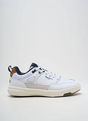 Baskets bout rond bout rond blanc PEPE JEANS homme