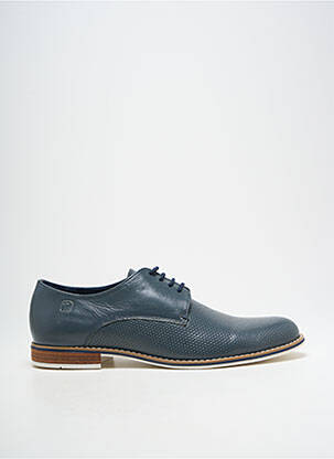 Derbies tissage satiné talon bas gris WHOOZ homme