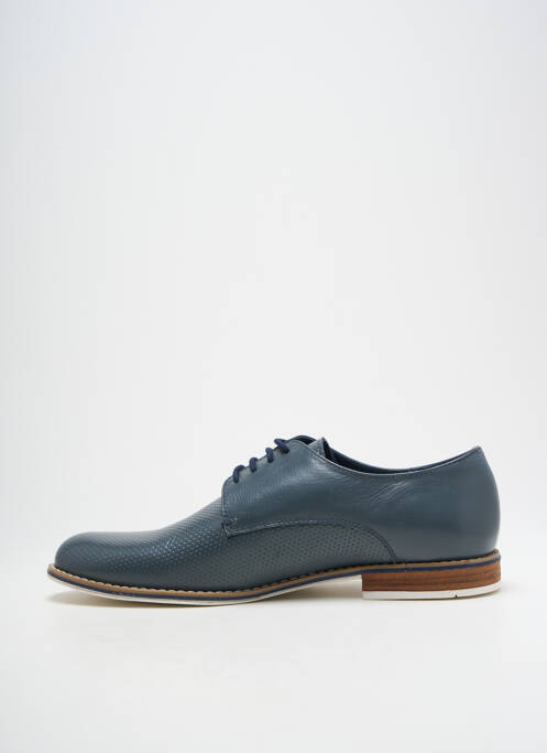Derbies tissage satiné talon bas gris WHOOZ homme