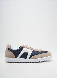 Baskets semelle amovible bout rond bleu CAMPER homme