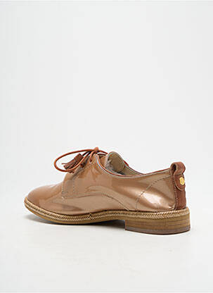 Derbies matière lisse talon plat jusqu'à 3cm beige ROSEMETAL femme