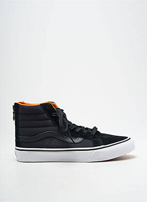 Baskets bout rond bout rond noir VANS garcon