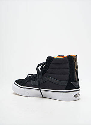 Baskets bout rond bout rond noir VANS garçon
