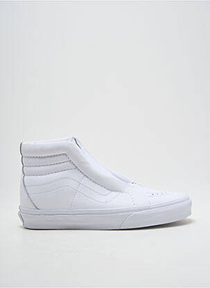 Baskets bout rond bout rond blanc VANS unisexe
