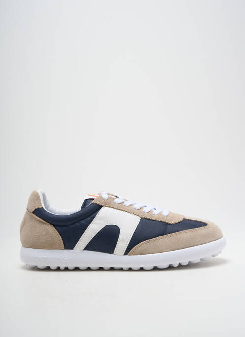 Baskets semelle amovible bout rond bleu CAMPER homme
