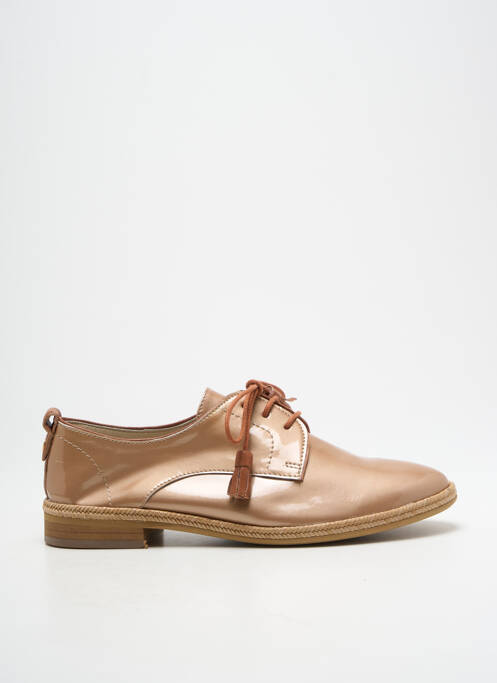 Derbies matière lisse talon plat jusqu'à 3cm beige ROSEMETAL femme