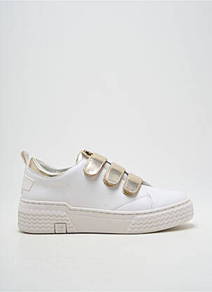 Baskets bout rond talon plat jusqu'à 3cm or PALLADIUM femme