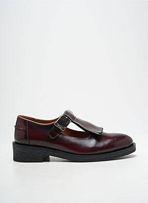 Mocassins matière lisse talon plat jusqu'à 3cm violet CIRAGE femme