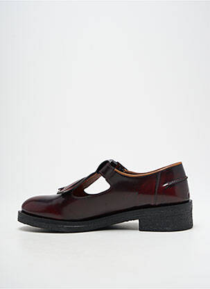 Mocassins matière lisse talon plat jusqu'à 3cm violet CIRAGE femme