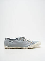 Baskets bout rond talon plat jusqu'à 3cm gris PALLADIUM femme