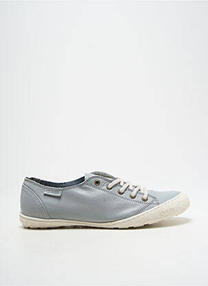 Baskets bout rond talon plat jusqu'à 3cm gris PALLADIUM femme