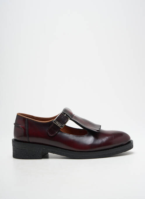 Mocassins matière lisse talon plat jusqu'à 3cm violet CIRAGE femme