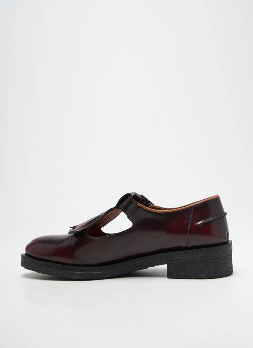 Mocassins matière lisse talon plat jusqu'à 3cm violet CIRAGE femme