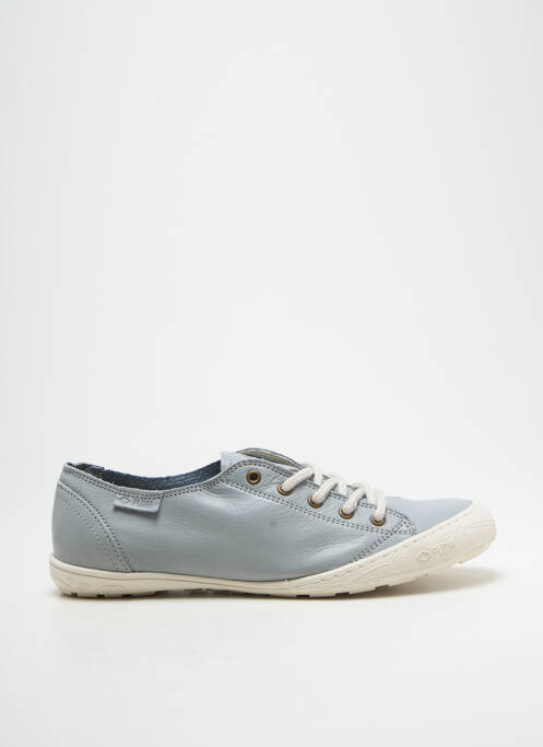 Baskets bout rond talon plat jusqu'à 3cm gris PALLADIUM femme