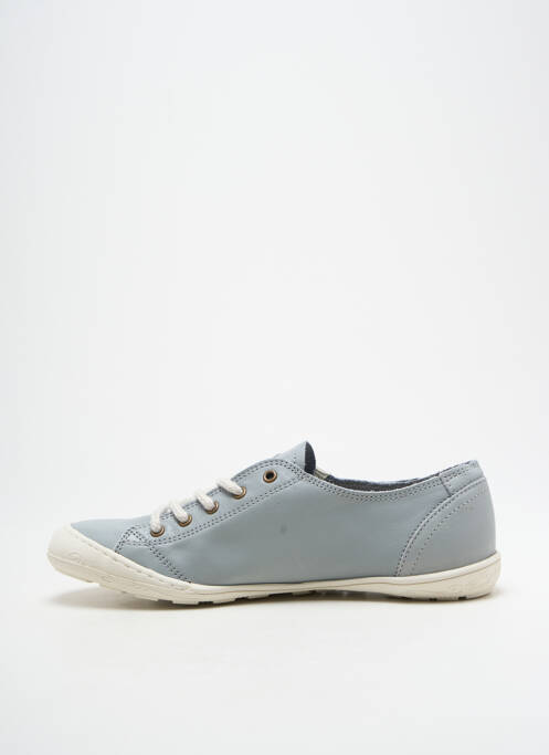 Baskets bout rond talon plat jusqu'à 3cm gris PALLADIUM femme