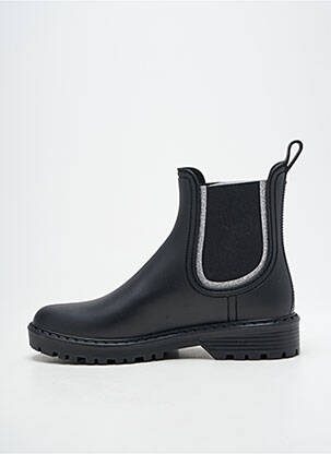 Bottines/boots matière lisse talon plat jusqu'à 3cm noir VERBENAS femme