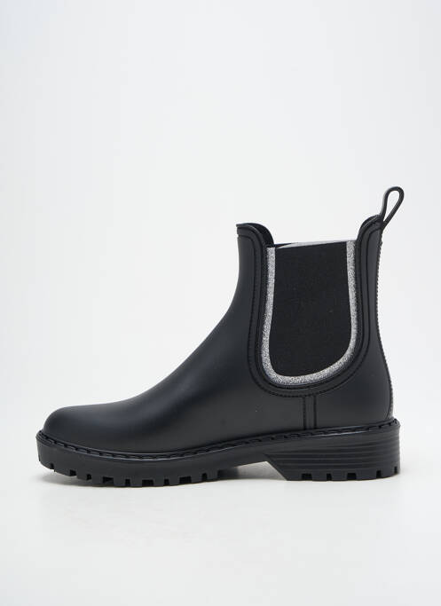 Bottines/boots matière lisse talon plat jusqu'à 3cm noir VERBENAS femme