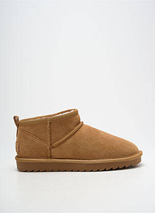 Bottines/boots fourrée talon plat jusqu'à 3cm marron COLORS OF CALIFORNIA femme