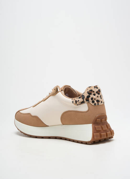 Baskets beige CL11 femme