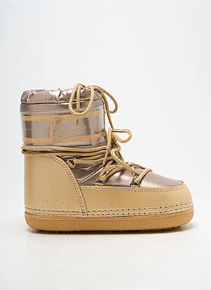 Bottines/boots bout rond talon plat jusqu'à 3cm beige KELARA femme