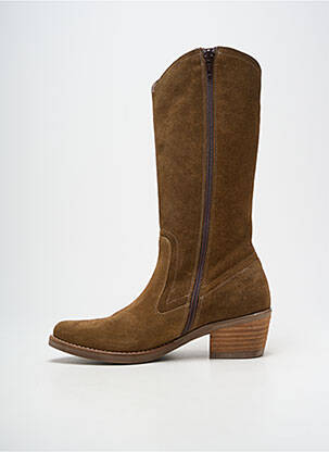 Bottes cubain talon de 4 à 6cm marron PATRICIA MILLER femme