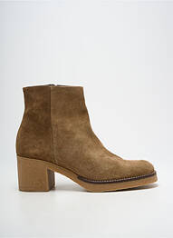 Bottines/boots nubuck talon de 4 à 6cm marron PATRICIA MILLER femme