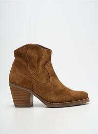 Bottines/boots bout pointu talon de 7 à 9cm marron PATRICIA MILLER femme