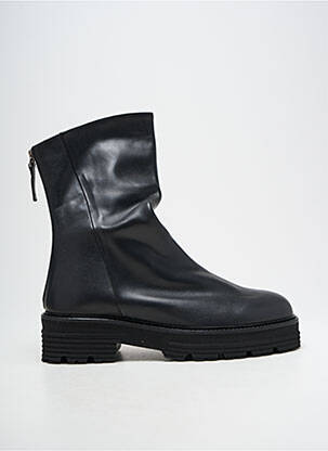 Bottines/boots matière lisse talon de 4 à 6cm noir SEMERDJIAN femme