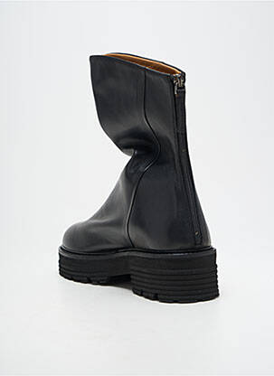 Bottines/boots matière lisse talon de 4 à 6cm noir SEMERDJIAN femme